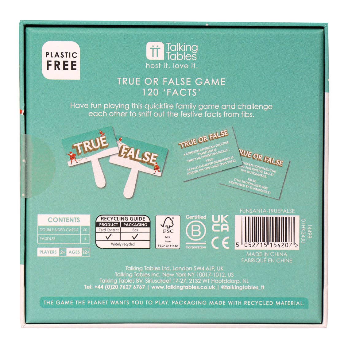 Christmas True or False Game