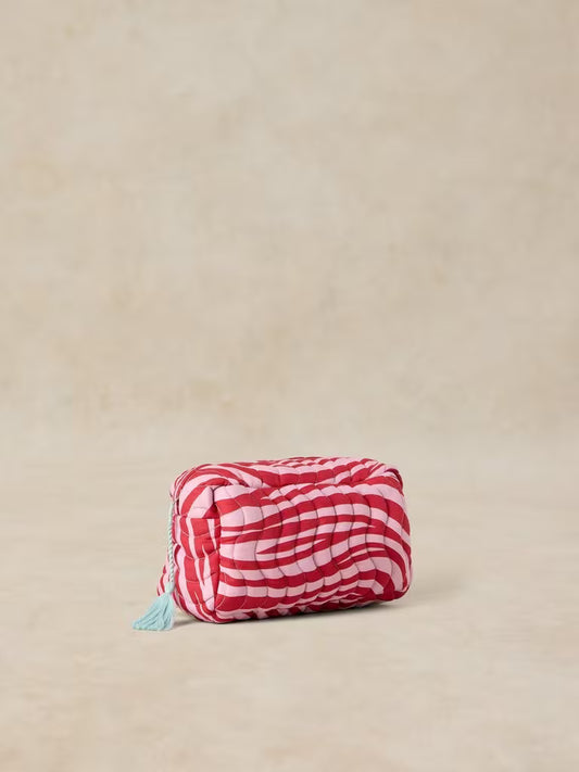White Stuff Shelby Quilted Wash Bag Pink Multi