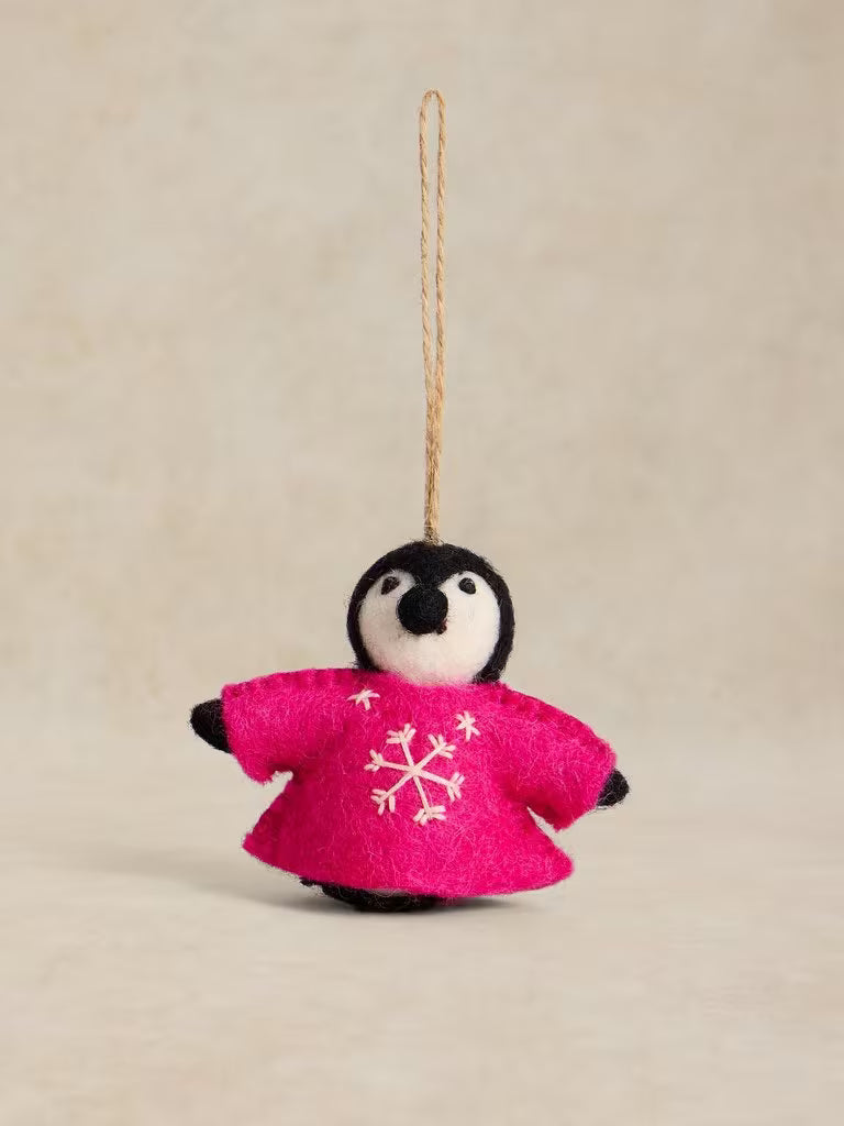 White Stuff Penguin Jumper Hanging Decoration