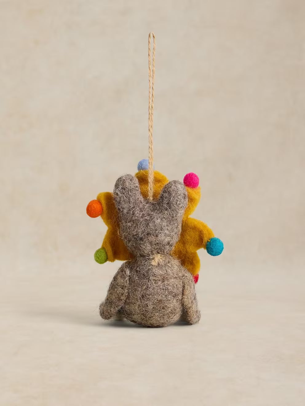 White Stuff Cat Star Hanging Decoration