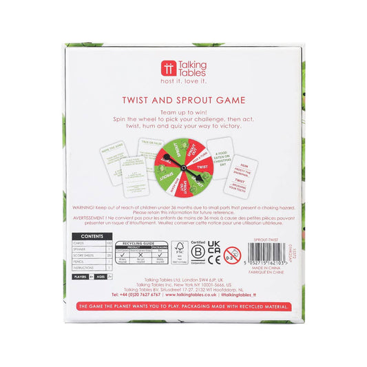 Jobsons of Alnwick Twist & Sprout Christmas Game