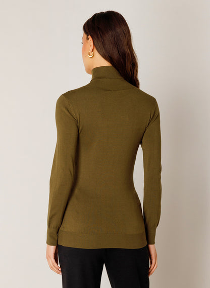 Yest Yuen Knitted Top Olive