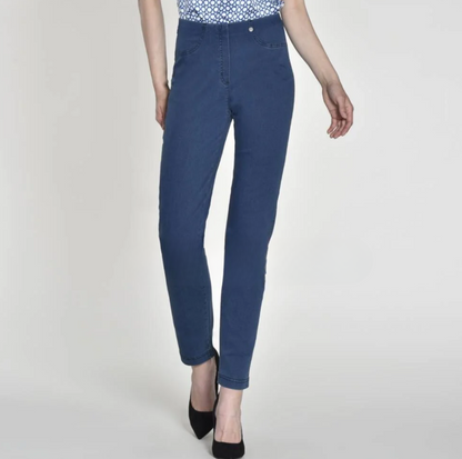 Bella 09 Ankle Grazer Jeans Mid-Blue