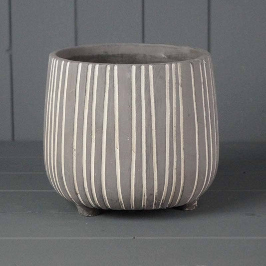 Striped Pot