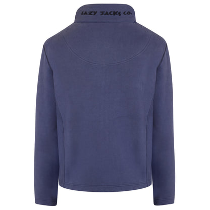 Women's Zip Through Blue Sweatshirt