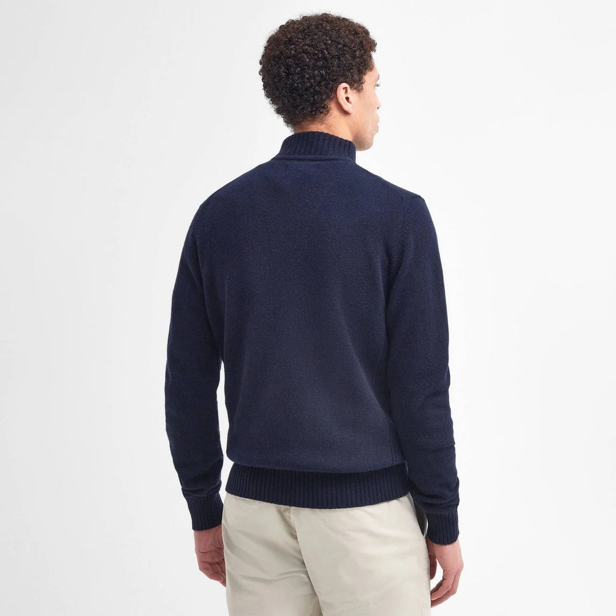 Barbour Essential Half Zip Jumper Navy