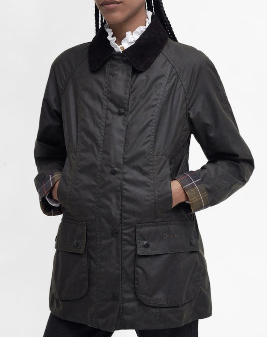 Barbour Classic Beadnell Waxed Jacket Olive