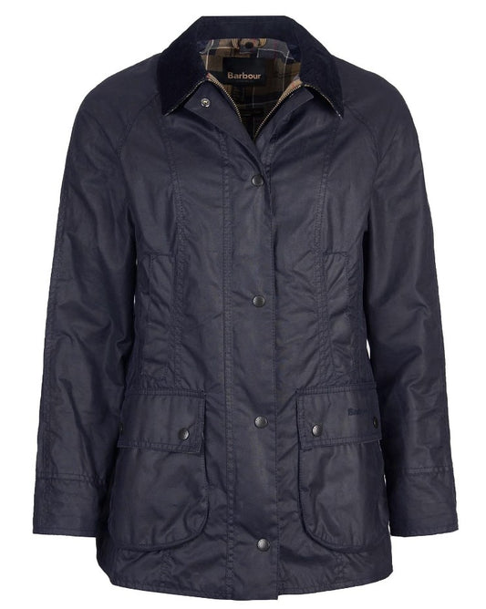 Barbour Beadnell Waxed Jacket Navy