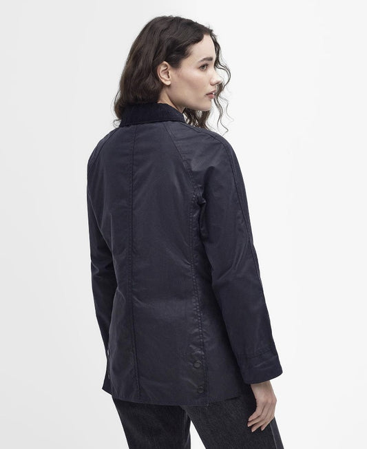 Barbour Beadnell Waxed Jacket Navy