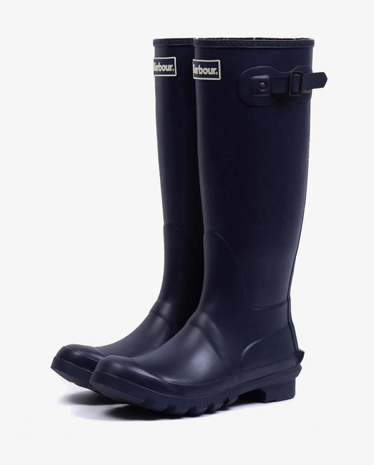 Barbour Bede Wellington Boots Navy