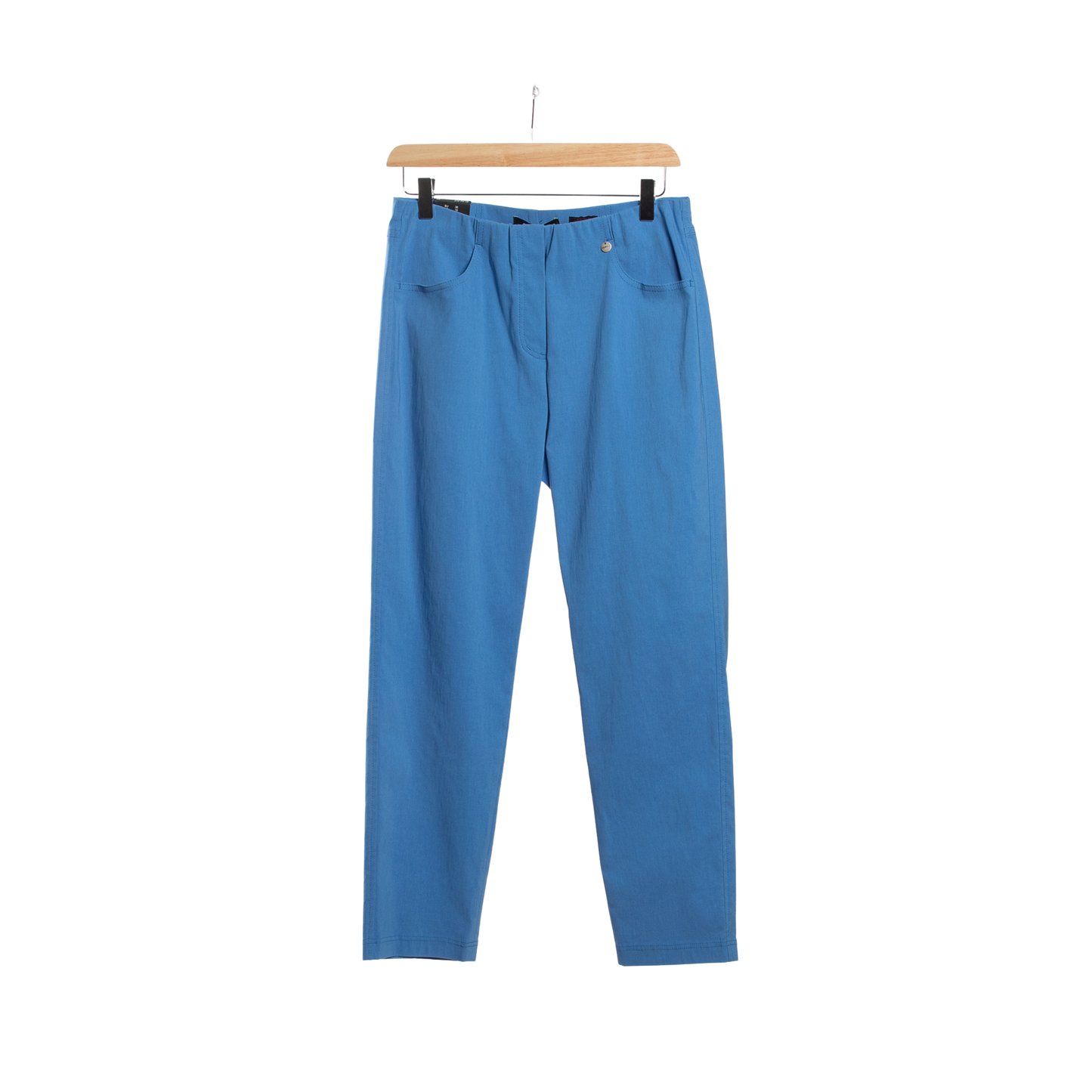 Robell Bella 09 Ankle Grazer Trousers Azure Blue