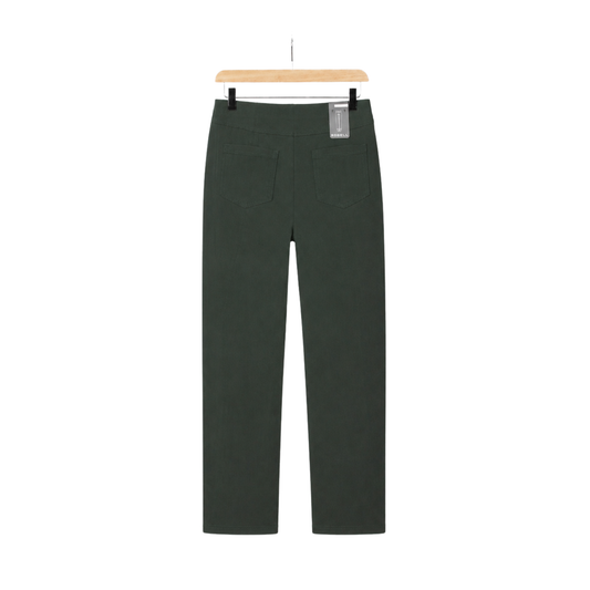Robell Bella 09 Ankle Grazer Trousers Dark Green