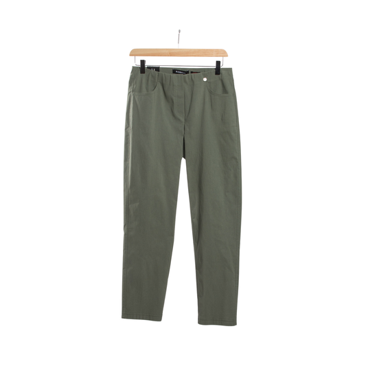 Bella 09 Ankle Grazer Trousers Ivy Green