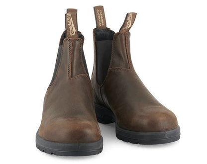 #1609 Antique Brown Leather Ladies Boots