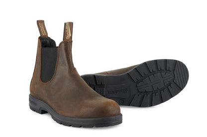 #1609 Antique Brown Leather Ladies Boots