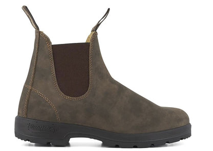 #585 Rustic Brown Leather Boots