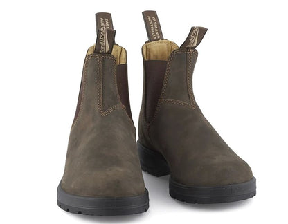 #585 Rustic Brown Leather Boots