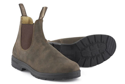 #585 Rustic Brown Leather Boots