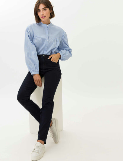 Brax Mary Jeans Navy Short Length