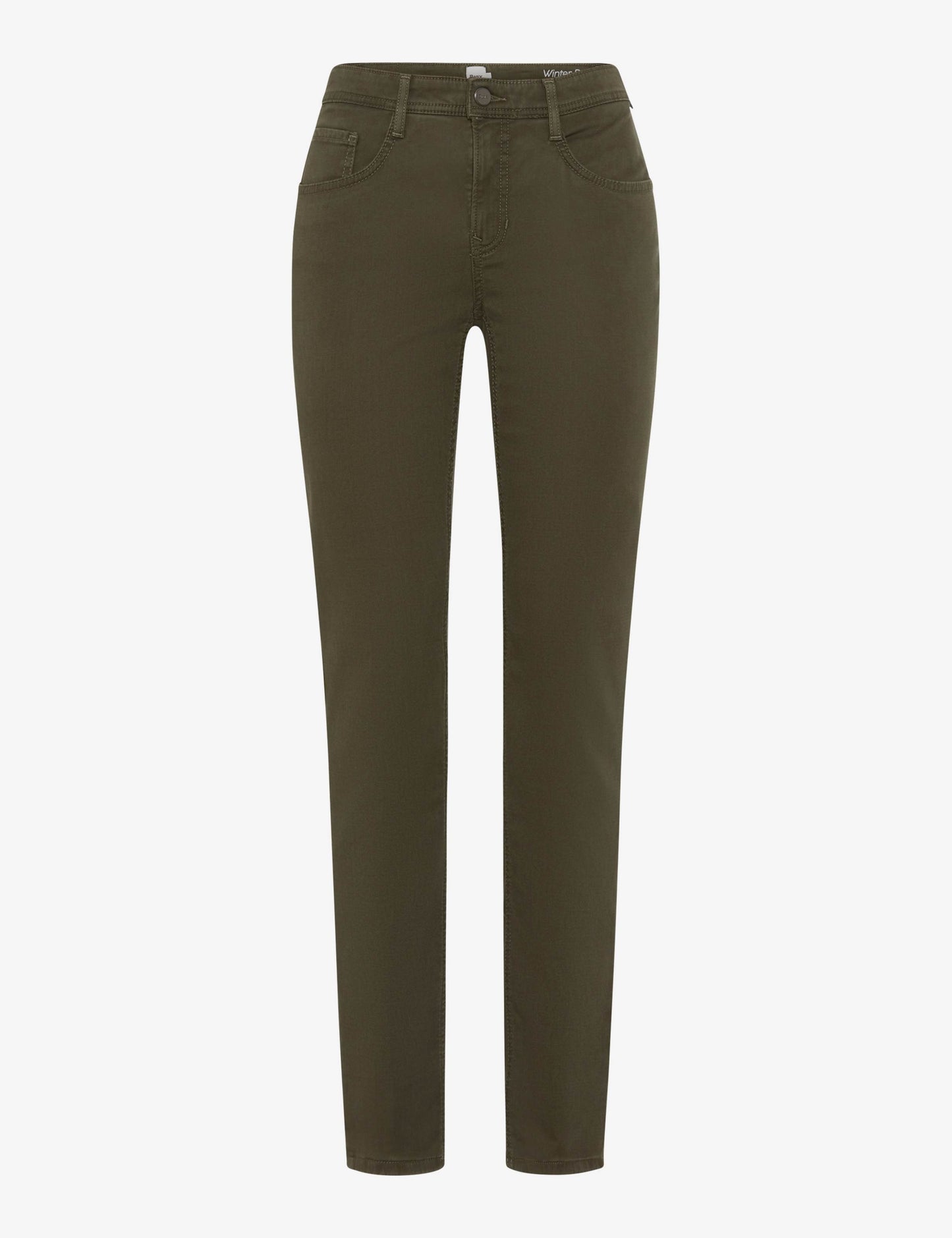 Brax Mary Winter Dream Trousers Dark Khaki Regular Length