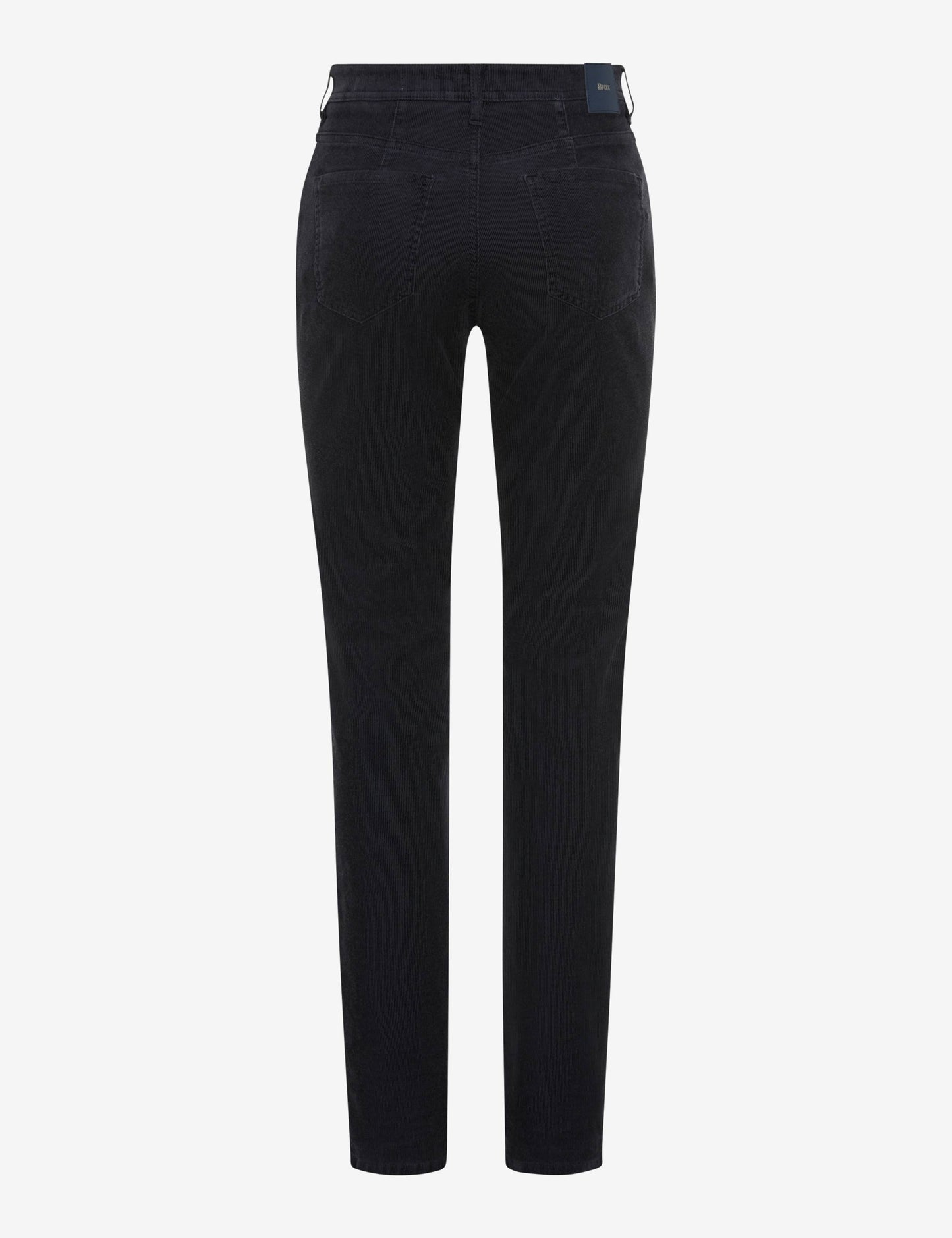 Brax Mary Corduroy Trousers Navy Short Length