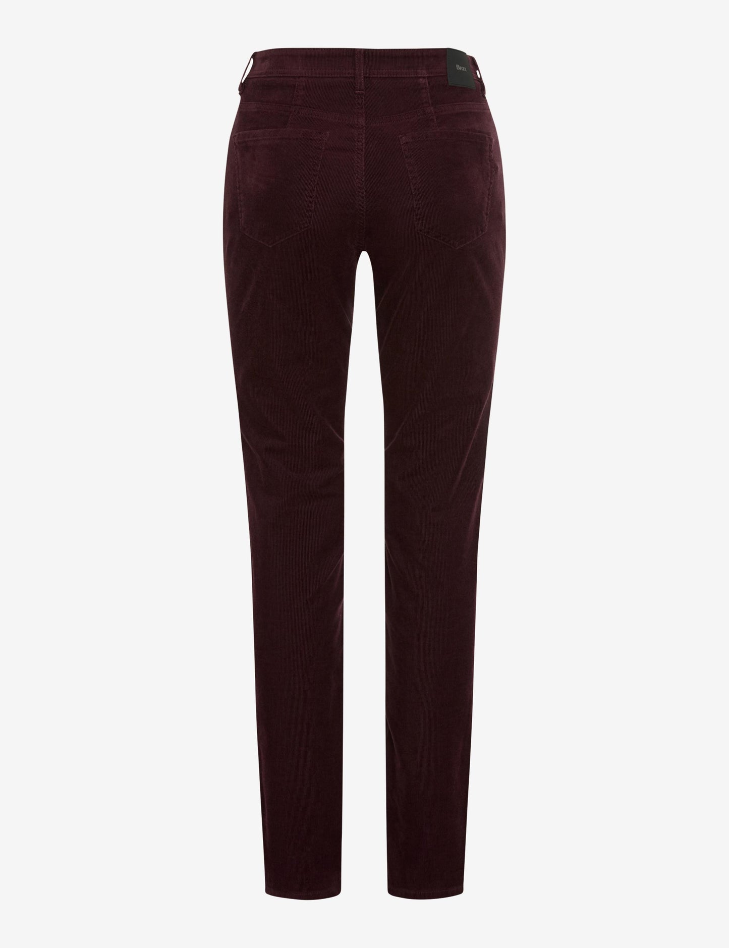Brax Mary Corduroy Trousers Blackberry Short Length