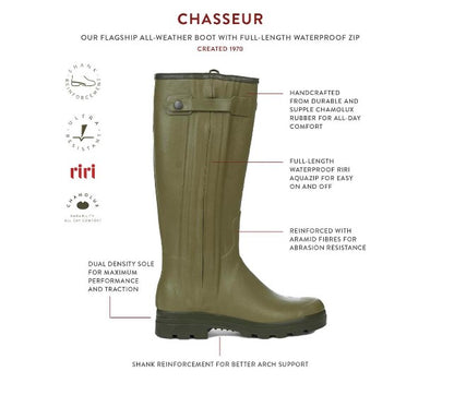 Ladies Chasseur Neoprene Lined Boots