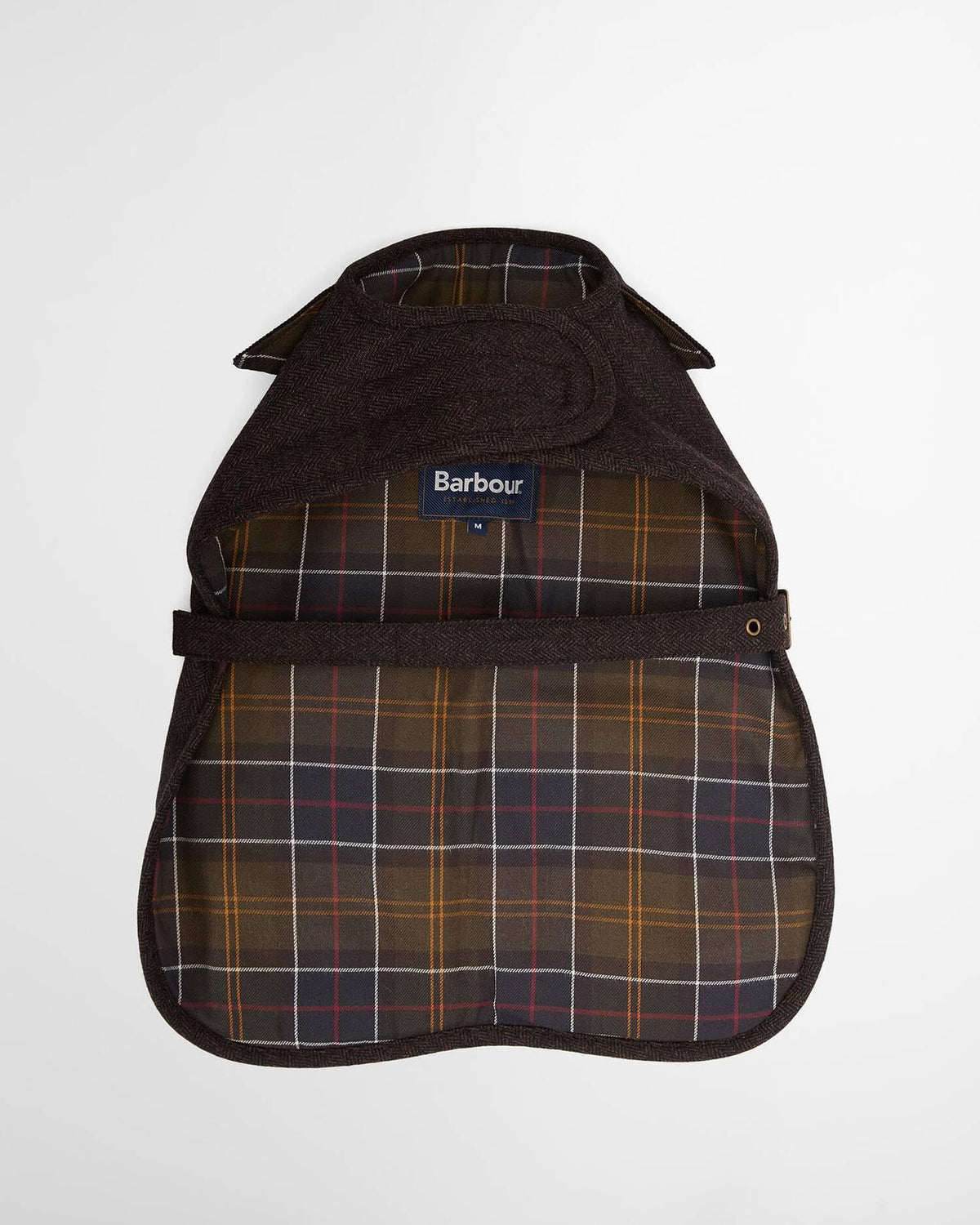 Barbour Barlow Tweed Dog Coat Brown