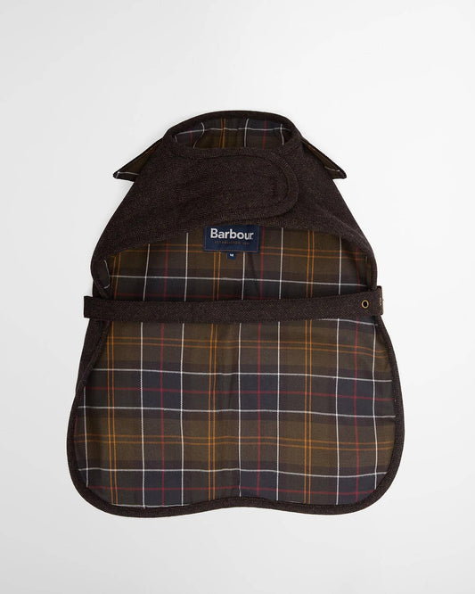 Barbour Barlow Tweed Dog Coat Brown