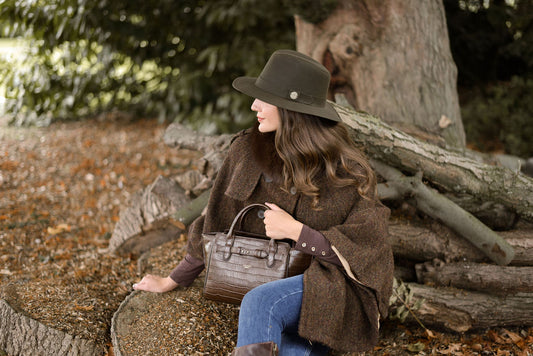 Barkworth Reeve Thimbleby Waxed Fedora Khaki