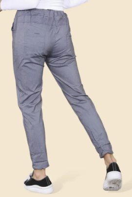 Denim Wash Bi-stretch Blue Trousers