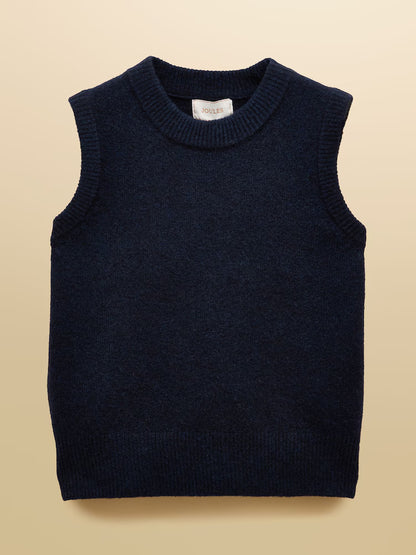 Joules Holly Knitted Vest Navy