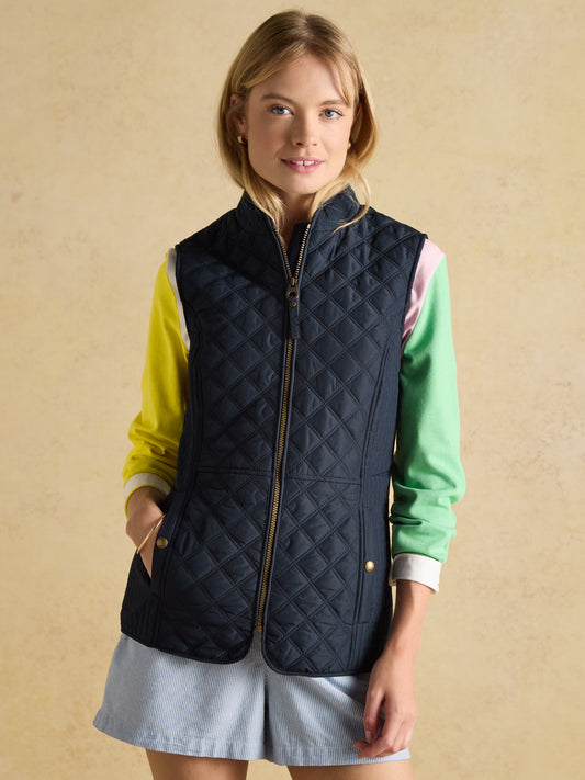 Minx Showerproof Diamond Quilted Gilet