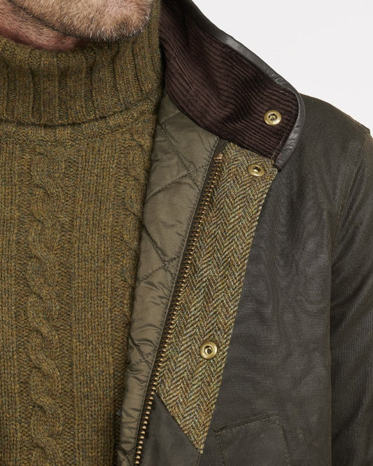 Barbour Hereford Wax Jacket Olive