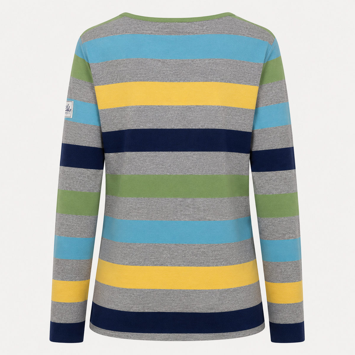 Lazy Jacks Long Sleeve Breton Top Greens