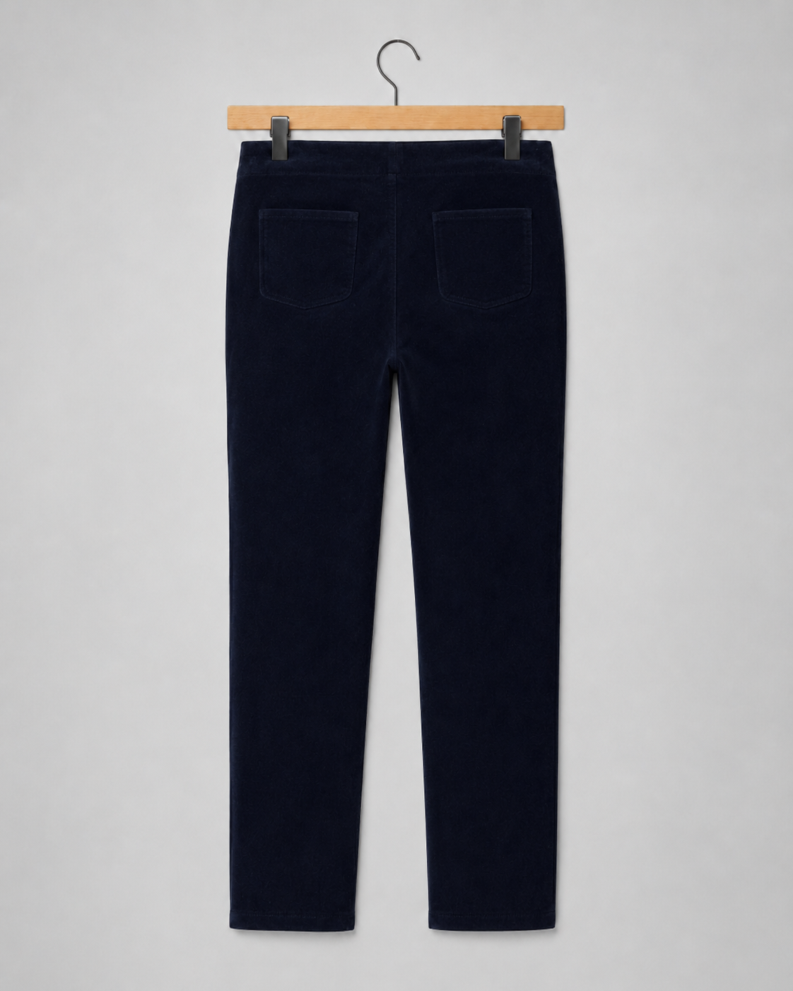 Robell Marie Ankle Grazer Velvet Trousers Black