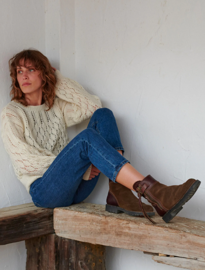 Inclement Cropped Tassel Boots