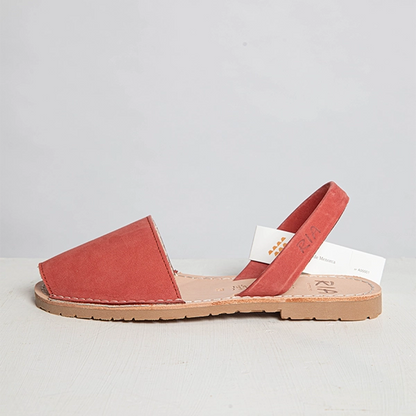 Terracotta Nubuck Slingback Sandals