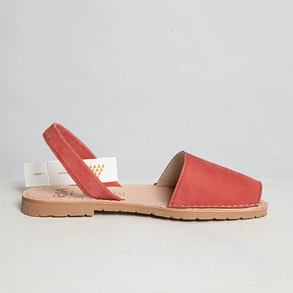 Terracotta Nubuck Slingback Sandals