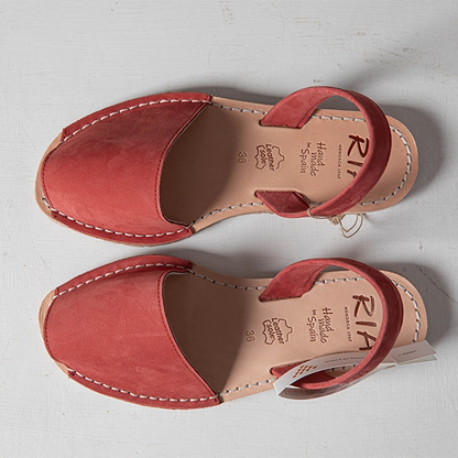 Terracotta Nubuck Slingback Sandals