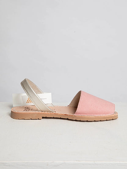 Metalgrain Pearl Slingback Sandals