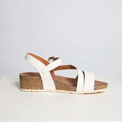 Cluster White Sandals