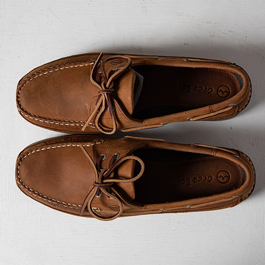 Augusta Elk Leather Deck Shoes