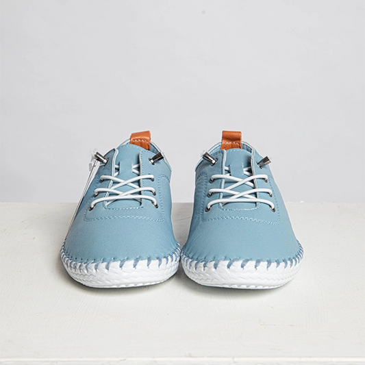St Ives Light Blue Plimsolls