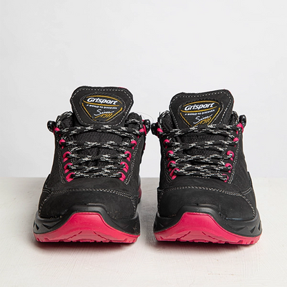 Lady Bodmin Black Walking Shoes