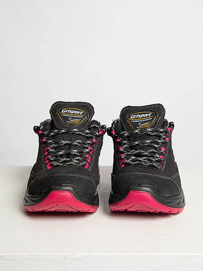 Lady Bodmin Black Walking Shoes