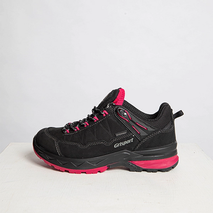 Lady Bodmin Black Walking Shoes