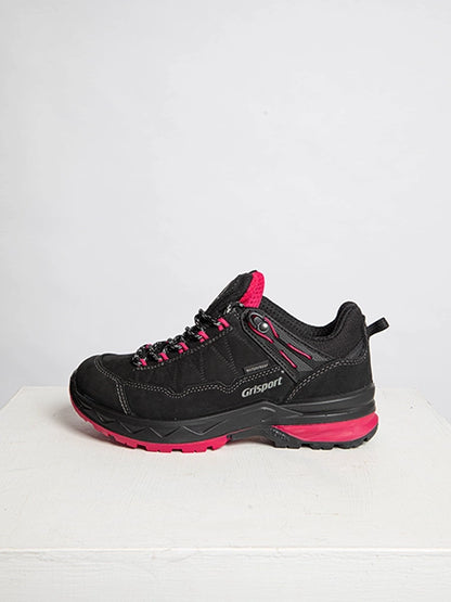 Lady Bodmin Black Walking Shoes