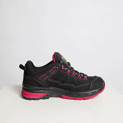 Lady Bodmin Black Walking Shoes