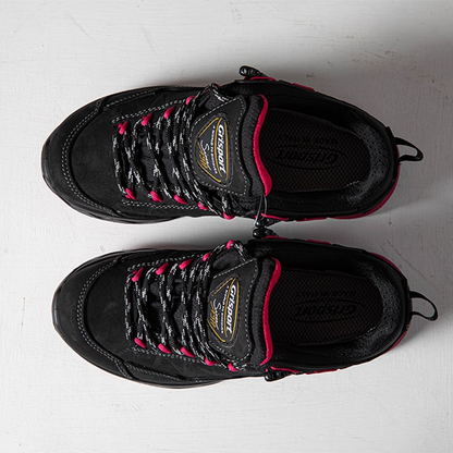 Lady Bodmin Black Walking Shoes